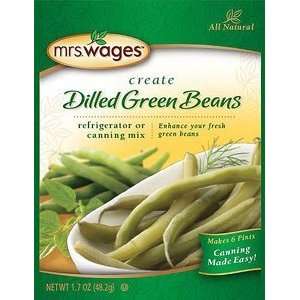 Mrs. Wages Dilled Green Beans Refridgerator or Canning Mix 
