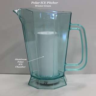 Green   Polar ICE Pitcher   Aluminum Polar ICE Chamber  