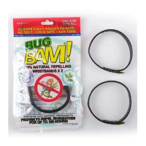 Bug Bam Mosquito Repellent Bracelet 2 pack 