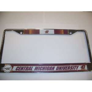   Central Michigan University Metal License Plate Frame 