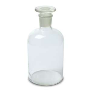 Karter Scientific Reagent Bottle, Clear, 250mL, Narrow Mouth w/Stopper 