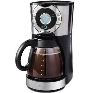 Mr. Coffee EJX37 12 Cup Programmable Coffeemaker, Stainless Steel 