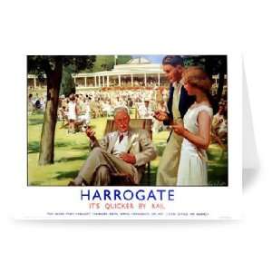 Harrogate   Deck chairs in the shade   Greeting Card (Pack of 2)   7x5 
