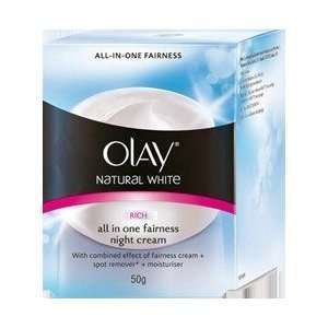  Olay Natural White All in One Fairness Night Cream 50g 