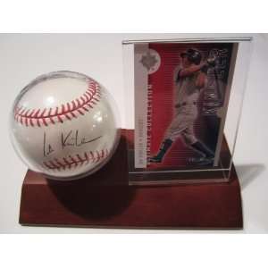  Ian Kinsler Texas Rangers Signed Autographed Baseball 