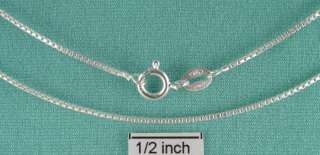 16 INCH SOLID 925 SILVER 1.25MM BOX CHAIN NECKLACE  