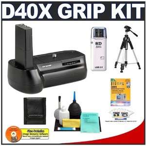  Accessory Kit for Nikon D40/D40X Digital SLR Camera with 
