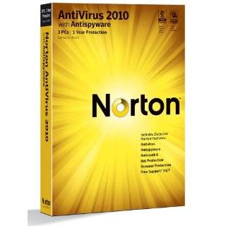 Norton Antivirus 2010 1 User/3PC [Old Version]   Windows 7 / Vista 
