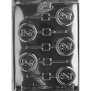   LOLLY Letters & Numbers Candy Mold Chocolate