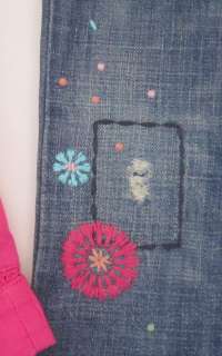 Baby Gap Marrakesh Outfit Set 5 5T EUC Top Shirt Capri Jeans Denim 