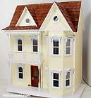 Finished and Furnished Yellow/Pink Wood Dollhouse *Real