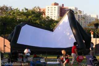 32ft Inflatable Movie Screen w/ Front & Rear Projection  