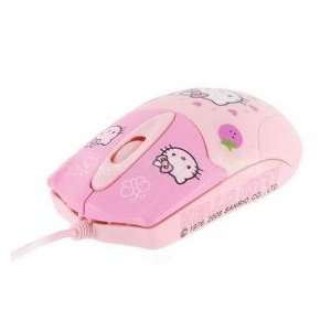  Cute Kitty KT 0052 1600DPI USB 3D Optical Mouse Pink Electronics
