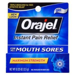  Orajel Mouth Sore Pain Relief Gel, 0.125 oz Health 