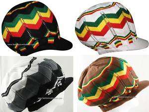 Reggae Rasta Peak Sloucy Crown Jamaica Marley Hat L/XL  