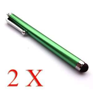 Dealz® 2 Pack of Stylus (Green) Universal Touch Screen Pen for Tablet 