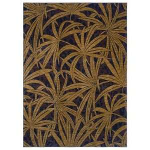   Rugs Home Nylon Tossed Palm Brown Novelty Rug Furniture & Decor