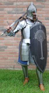   Rings Gondor armour armor Medieval Roman king lord duke knight army