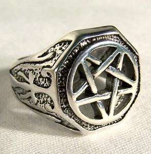   RING BR232 HEAVY silver NEW mens womens novelty rings new  