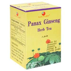  Health King Panax Ginseng Herb Tea, Teabags, 20 Count Box 