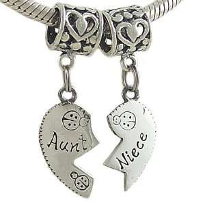   Silver Bead Charms for European Bracelet Arts, Crafts & Sewing