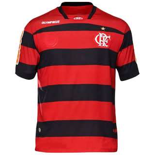 11/12 JERSEY DE OLYMPIKUS FLAMENGO RONALDINHO AUTÉNTICO