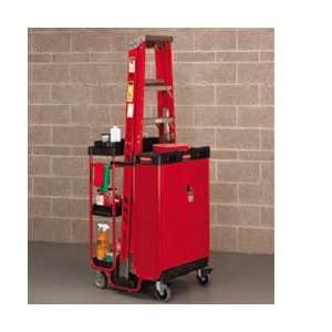 RUBBERMAID Ladder Carts   CART WITH LOCKABLE CABINET (WK 1391)  