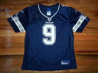  Cowboys jersey #9 Shirt M Medium BLUE Tony Romo Youth FOOTBALL  