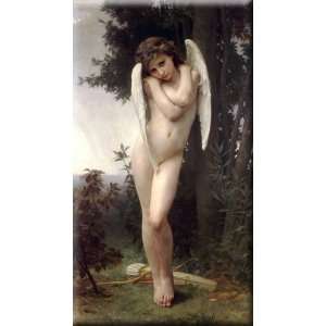  Wet Cupid 17x30 Streched Canvas Art by Bouguereau, William 