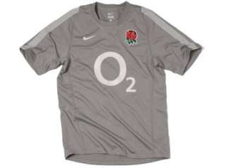 Nike England 2011/12 SS Rugby Training Shirt Grey  