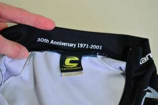 Cannondale 30th Anniversary Saeco Black Lightning jersey size Medium 