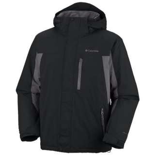 Men Columbia Alpine Ski Jacket Winter Coat Black 4XL  