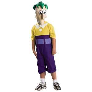  Phineas & Ferb, Teen Ferb Costume and Headpiece Toys 