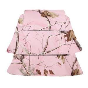  Realtree 0717470001 Camo Sheet Set in Pink Size Full 