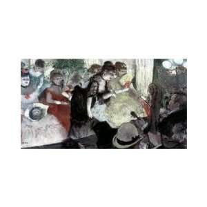  Orchestra Pit by Edgar Degas. Size 15.97 inches width by 8 