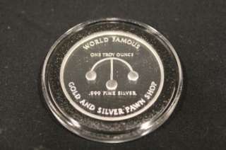 World Famous Gold and Silver Pawnshop Silver Coins 1 Troy Ounce Proof 