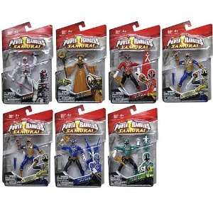  Power Rangers Samurai Action Figures Wave 1 Case Toys 