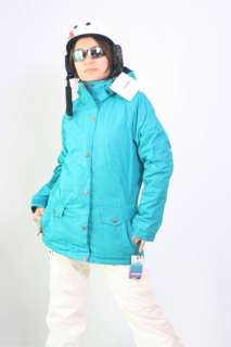 Verbio hike ski snowboard jacket women BLUE waterproof comfort zone 