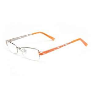  916 prescription eyeglasses (Silver/Orange) Health 