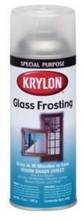 Krylon GLASS FROSTING Aerospray SPRAY PAINT 12 oz  