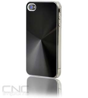 Ultra Slim Black CD Pattern Hard Case for Apple iPhone 4 At&t/GSM