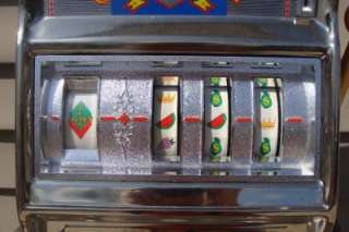   Casino Crown Vegas Themed Table Top Quarter Slot Machine Bank  