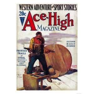  Ace High Magazine Cover Giclee Poster Print, 24x32