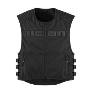  Icon Brigand Motorcycle Vest Black LG/XL Automotive
