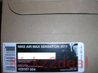 NEW Nike Air Max Sensation 2011 Chris Webber Basketball Shoes Black 