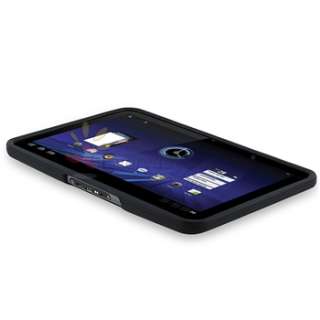   Motorola Xoom Tablet Black Silicone Gel Soft Skin Case Cover  