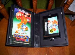 Sonic the Hedgehog 2 SEGA GENESIS COMPLETE Box Manual  