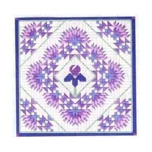    Iris & Fans Quilt   Needlepoint Pattern Arts, Crafts & Sewing