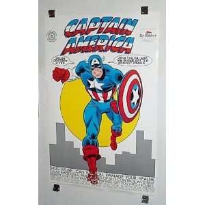 Rare Vintage Original 1980s Captain America FBI Marvel Comics Public 