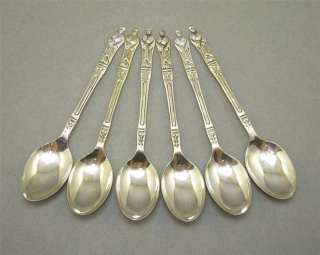 Silverplate Apostle or Monk Figural Demitasse Spoons  